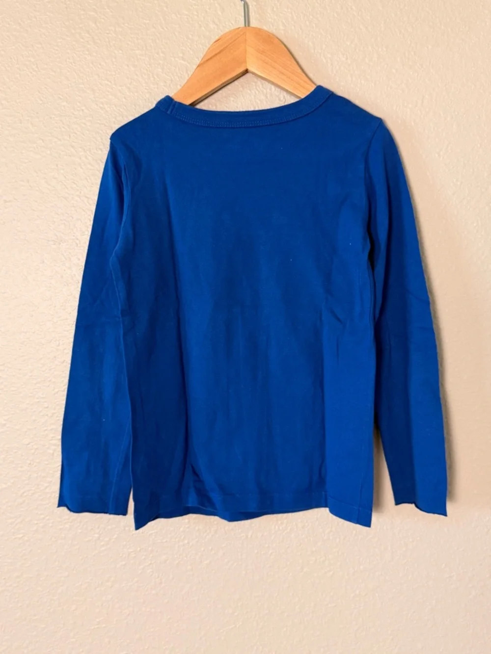OshKosh B'gosh Blue Long-Sleeve 'One Man Wrecking Crew' Graphic Tee